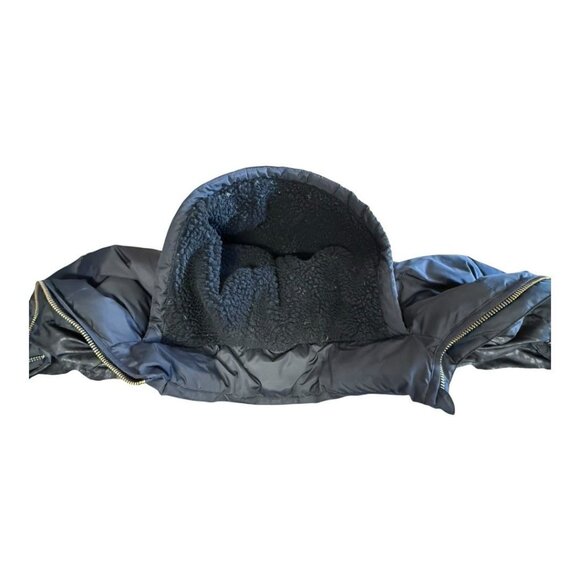 J Crew Womens Puffer Jacket~Size XS Petite~Black Midthigh Zip Pockets L11 36 - Picture 9 of 14